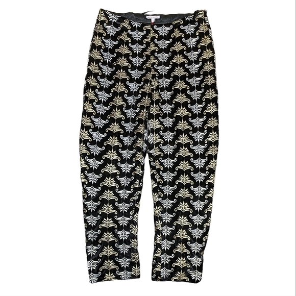 New Frances Valentine Petrie Metallic Embroidered Pants - Picture 4 of 13